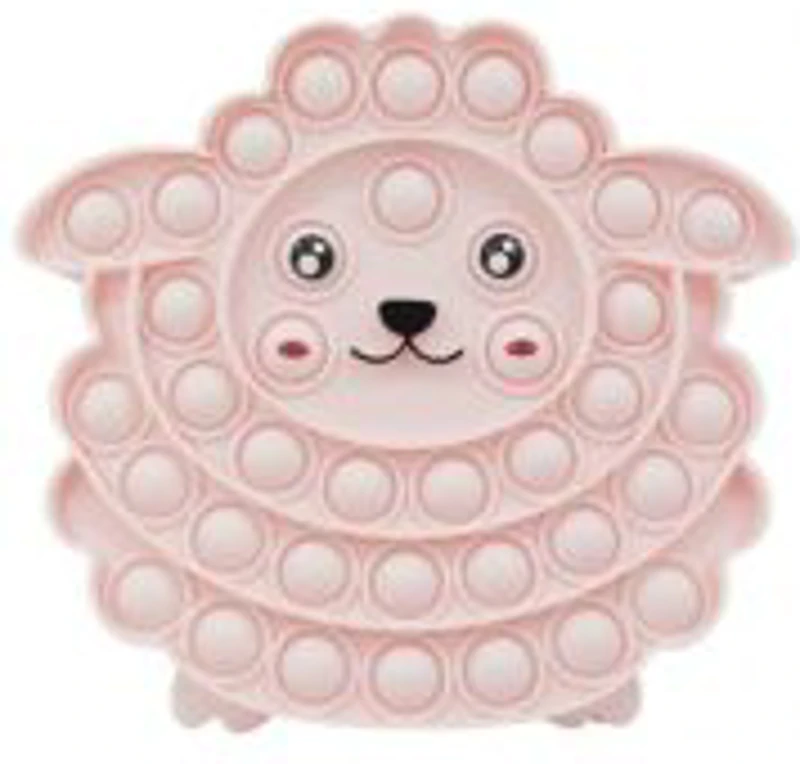 Jucarie antistres din silicon Pop it now and flip oita roz, FLIPPY