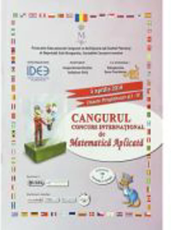 Matematica distractiva. Clasa pregatitoare si clasele 1-4, (2019). Proiectul International de Matematica Aplicata Cangurul