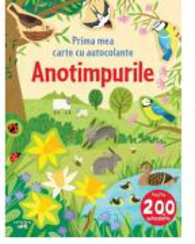 Anotimpurile. Prima mea carte cu autocolante