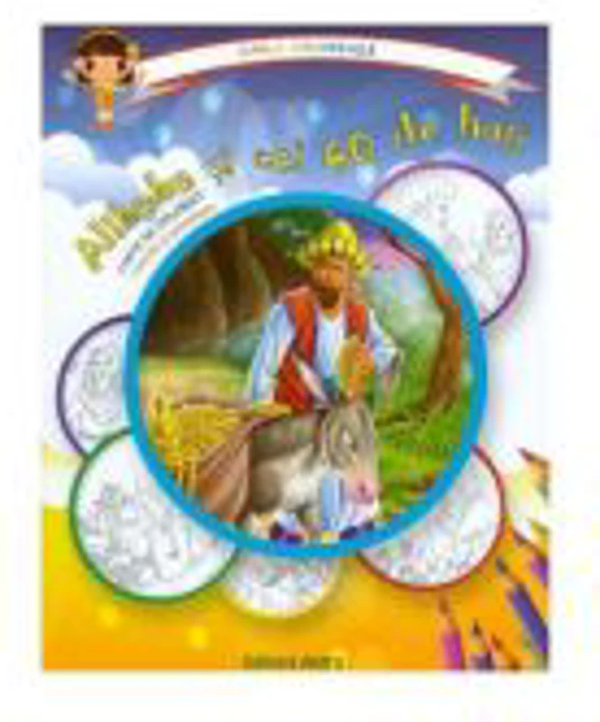 Alibaba si cei 40 de hoti: carte de colorat + poveste. Carla coloreaza