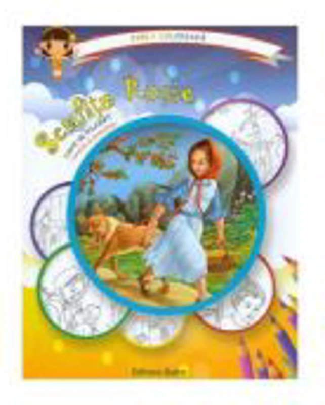 Scufita Rosie: carte de colorat + poveste. Carla coloreaza