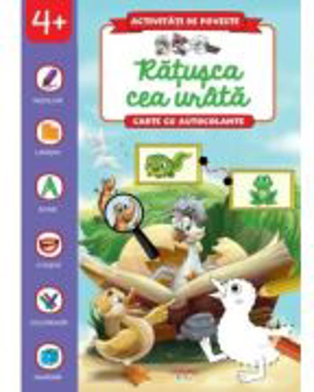 Activitati de poveste. Ratusca cea urata. Carte cu autocolante
