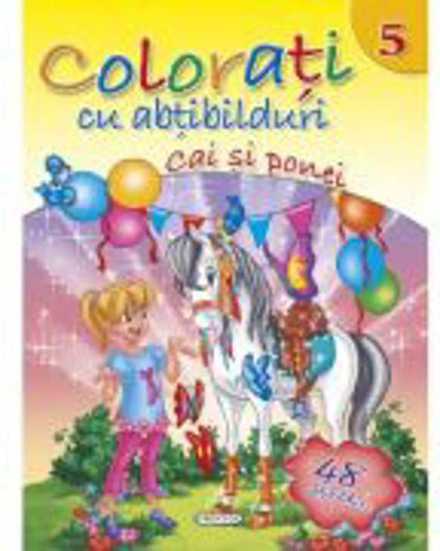 Colorati cu abtibilduri 5 - Cai si ponei