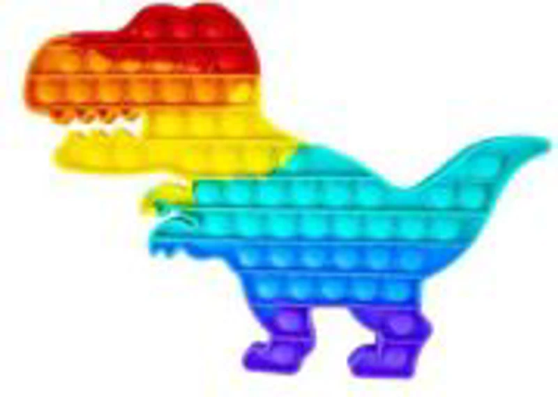 Jucarie antistres din silicon Pop it now and flip Dinozaur