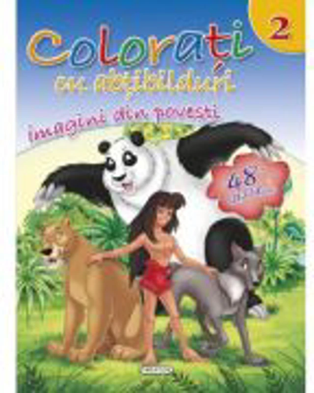Colorati cu abtibilduri 2 - Imagini din povesti