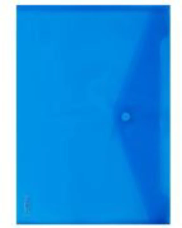 Mapa documente, Noki, A4, inchidere cu capsa, plastic, albastru (DY001204)