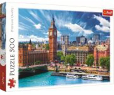 Puzzle o zi cu soare la Londra 500 de piese, Trefl