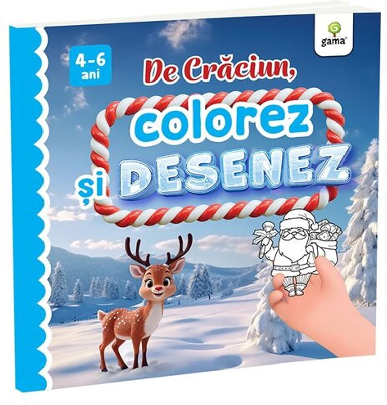 De Craciun, colorez si desenez