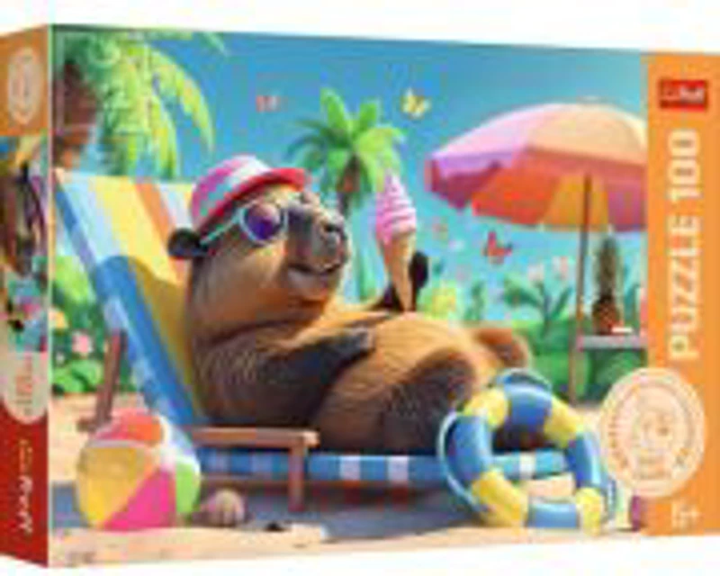 PUZZLE TREFL 100 RELAXARE IN STIL CAPIBARA