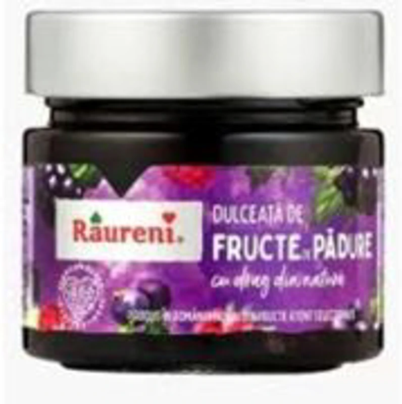 Dulceata fructe de padure, 270 g, Raureni