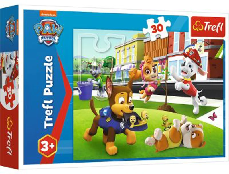 PUZZLE TREFL 30 PATRULA CATELUSILOR CATEI IN ACTIUNE
