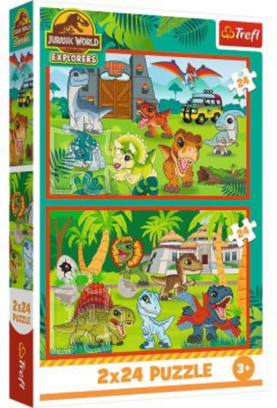PUZZLE TREFL 2X70 JURASSIC WORLD UNIVERSUL JURASSIC PARK