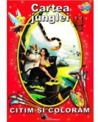 Cartea junglei - Citim si coloram