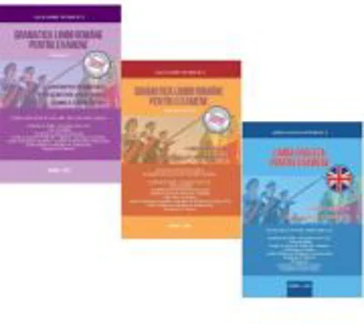 Set Admiterea la Academia de Politie 2026 conform programa DOOM 3. Gramatica limbii romane si Limba engleza pentru examene - Alexandru Petricica