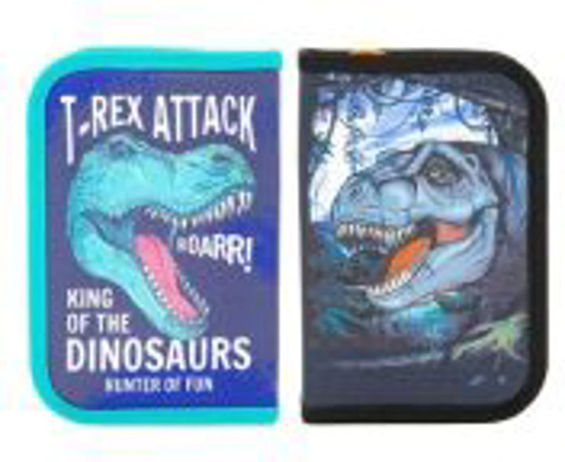 Penar neechipat CNX Dinozaur, 1 fermoar, diverse culori, textil