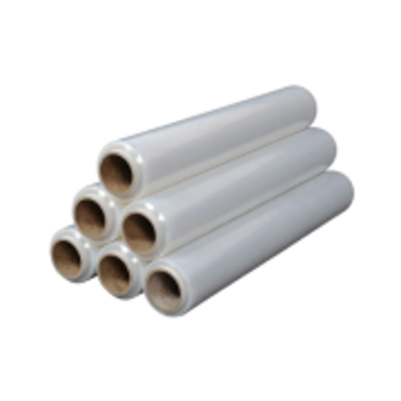 Folie stretch transparenta, 0.800kg, tub 200gr, 0.600kg folie, 23mic, 500mm