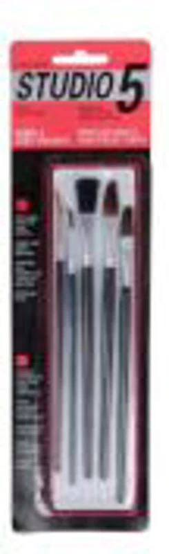 Pensula Cnx Sudio 30505-5, varf rotund, lat, set 5 buc
