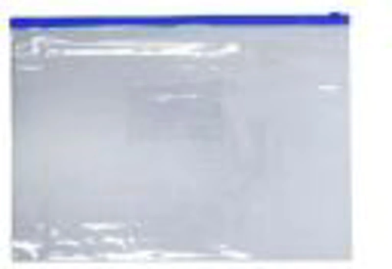 Mapa plastic CNX F53 / F54, cu fermoar zip, A5, 120 microni, transparent