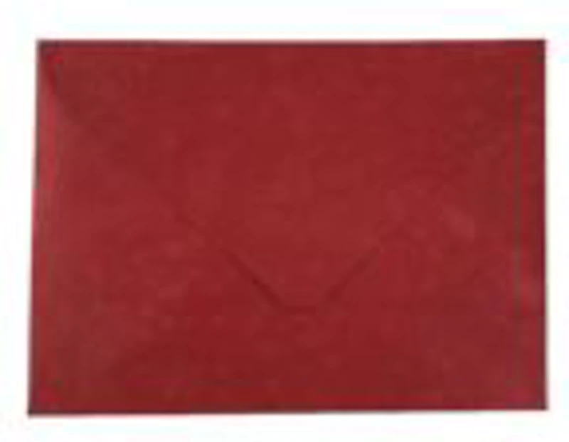Plic color CNX, rosu metalizat, 120g/mp, 130x180mm, cu model, set 10 buc