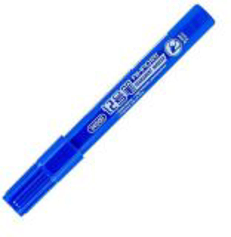 Marker permanent CNX AIHAO 34500, varf rotund, 0.8mm, albastru