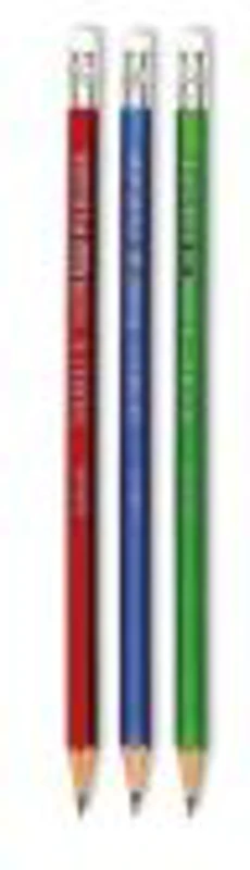 Creion grafit Coral FATIH 16600, HB, cu guma, diverse culori metalizate