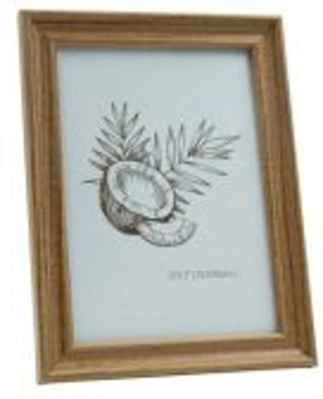 Rama foto No.K115, PVC, 13x18cm, maro natur