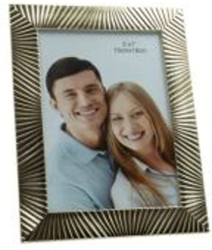 Rama foto No.K111, PVC, 13x18cm, auriu/auriu deschis