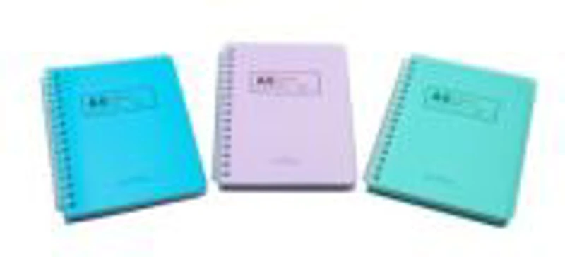 Blocnotes A6 CNX 6350, dictando, diverse culori uni, cu spira