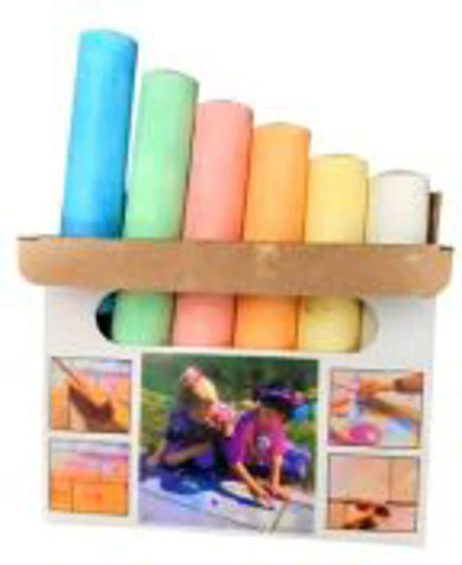 Creta color Cnx, pentru asfalt, set 6 buc