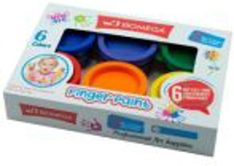 Culori tempera CNX Finger Paint, 6x30 ml/borcan, 4004-2