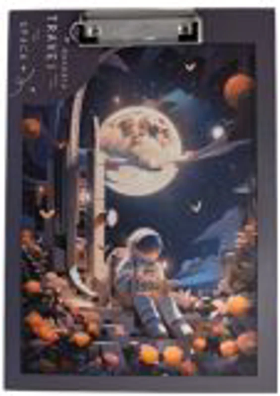 Clipboard A4 simplu CNX D299, model astronaut, pentru baieti