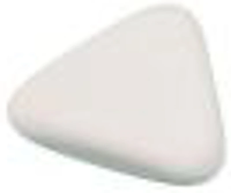 Radiera CNX BG-ER052, triunghi, 45x45mm, alb