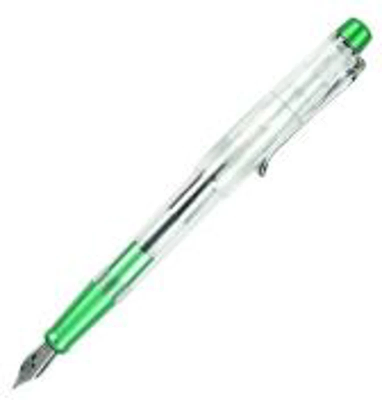 Stilou CNX 599A, alimentare pompita, corp PVC transparent diverse culori