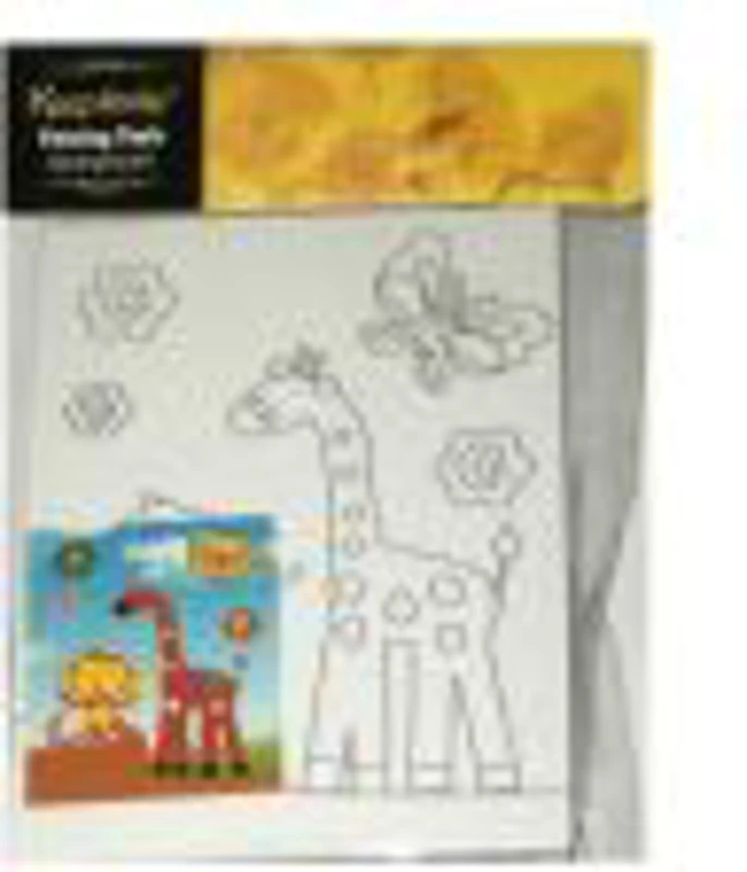 Set Pictura pe panza imprimata 10x15cm, CNX - panza, sablon diverse modele + 6 culori guase