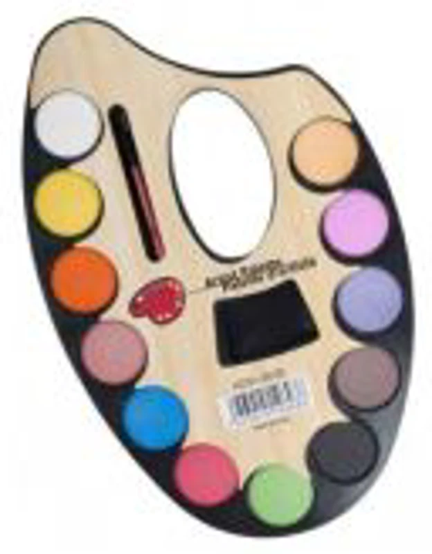 Acuarele Cnx, cu paleta pictura, 12 culori, PVC, KDS8028