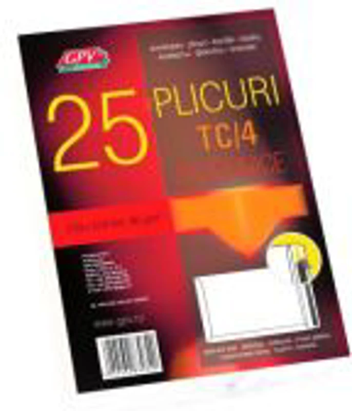 Plic standard C4T GPV 193032, alb, 90g/mp, 229x324mm, siliconic, set 25 buc