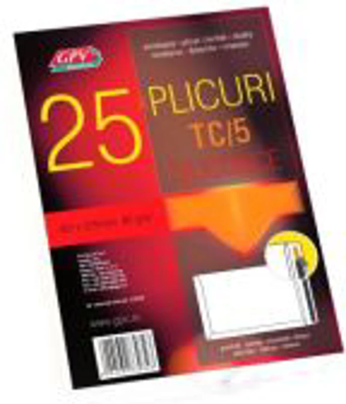 Plic standard C5T GPV 143032, alb, 80g/mp, 162x229mm, siliconic, set 25 buc