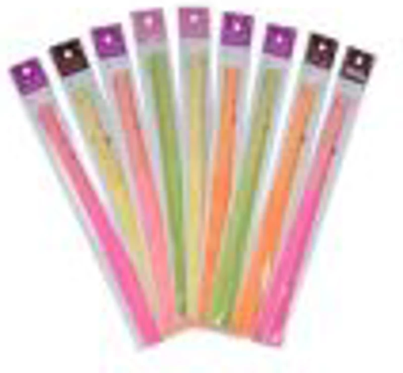 Hartie quilling - cu model individual, 1x25cm, neon, set 40 buc, CNX