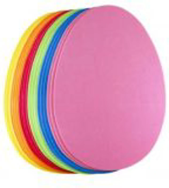Forme decorative - hartie gumata - ou, 14x15cm, diverse culori, set 12 buc, Colorarte