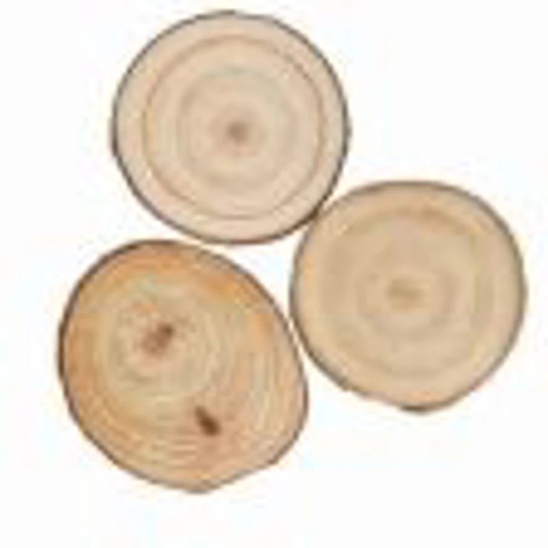 Accesorii creatie - lemn - rondele, 3.5cm, set 3 buc, Colorarte