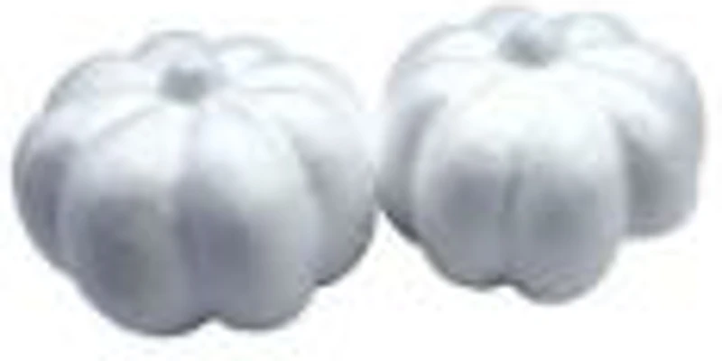 Accesorii creatie - polistiren - dovleac, alb, 9cm, set 2 buc, Colorarte