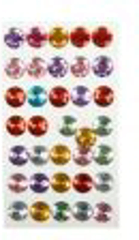Accesorii creatie - pietre pretioase plastic, diverse culori, 10-20mm, diverse modele, set 35-60 buc, Colorarte