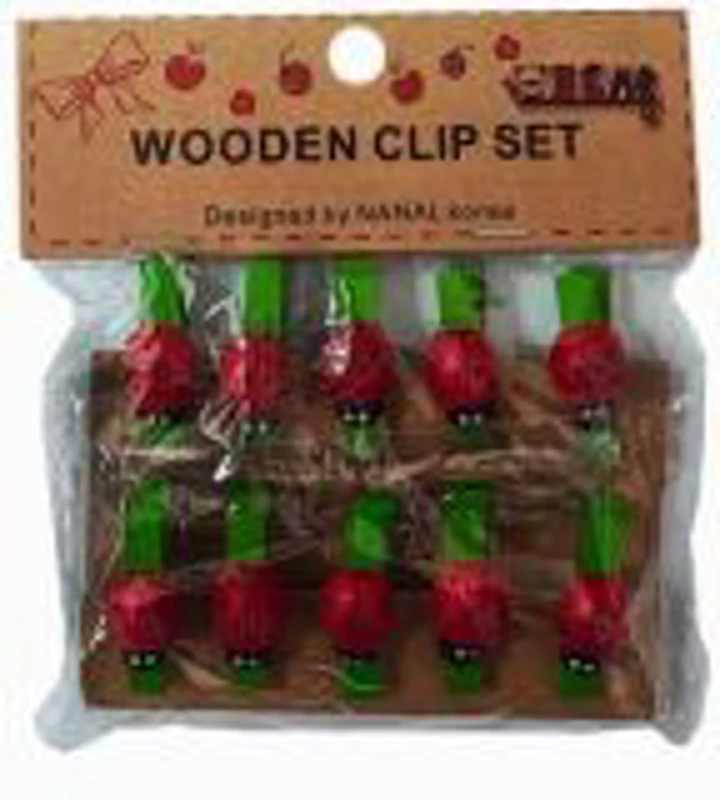 Accesorii creatie - lemn - carlig color buburuze, 3.5cm, set 10 buc, Colorarte