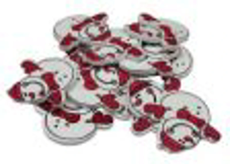 Accesorii creatie - lemn - Om de zapada, set 12 buc, Colorarte