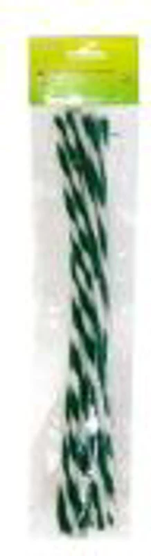 Accesorii creatie - sarma plusata, alb,verde, rasucita, set 10 buc, Colorarte
