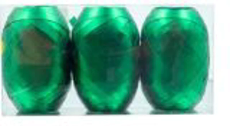 Accesorii creatie - ghem rafie, verde metalic, 5mm x 10m, set 3 buc, Colorarte