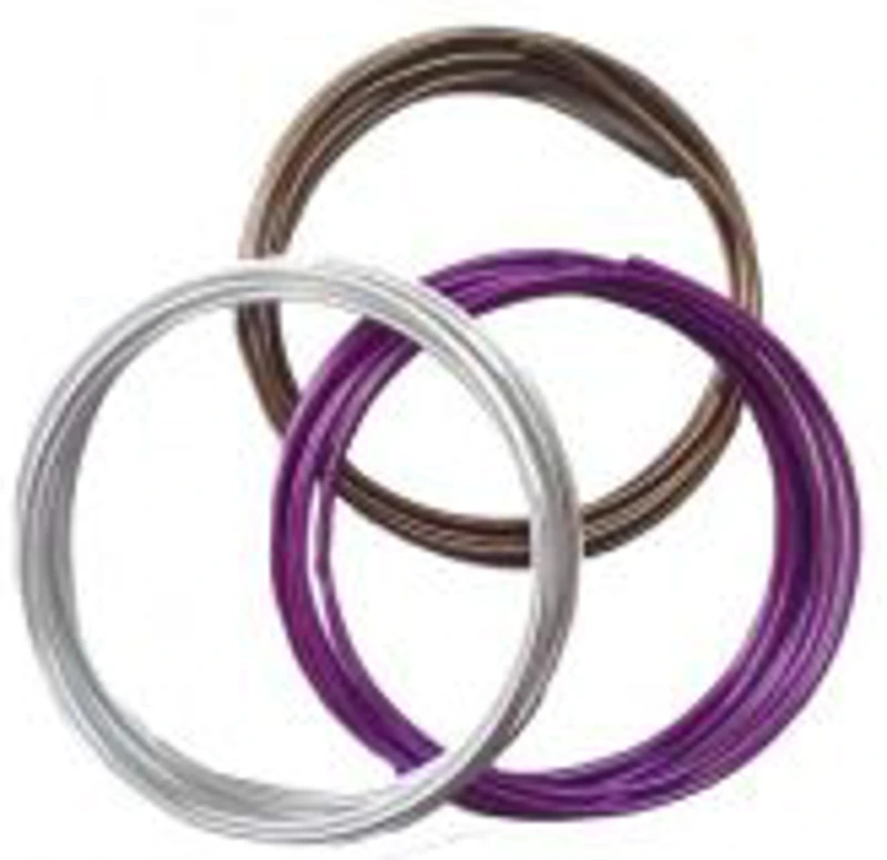 Accesorii creatie - sarma aluminiu, diverse culori, 2m, Colorarte