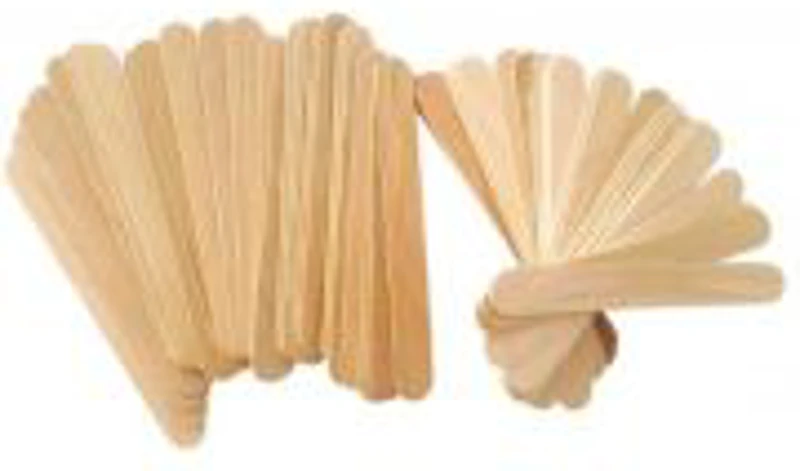 Accesorii creatie - lemn - betisoare late, natur, 2x14.5cm, set 50 buc, Colorarte