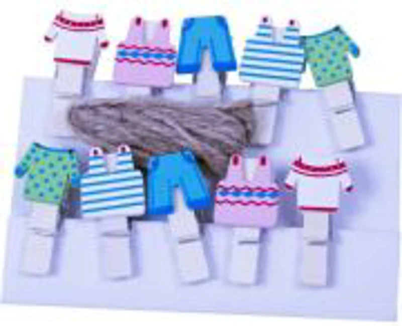 Accesorii creatie - lemn - carlig hainute, natur, 3.5cm, set 10 buc, Colorarte