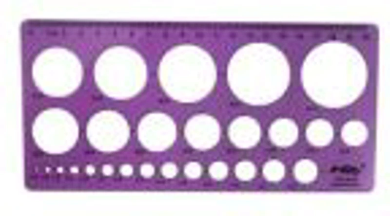 Sablon Colorarte 2088, cerculete, plastic